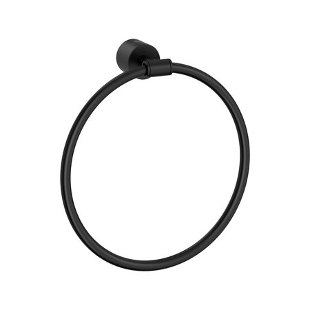 GROHE Atrio 8-in. Towel Ring, Black 408872430